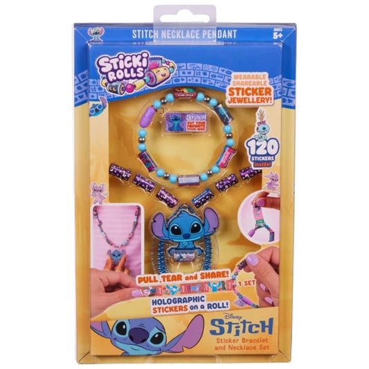 Disney Stitch Sticki Rolls Sticker Jewellery Making Set.