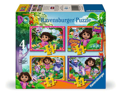 Ravensburger Dora The Explorer 4 In A Box Jigsaw Puzzle