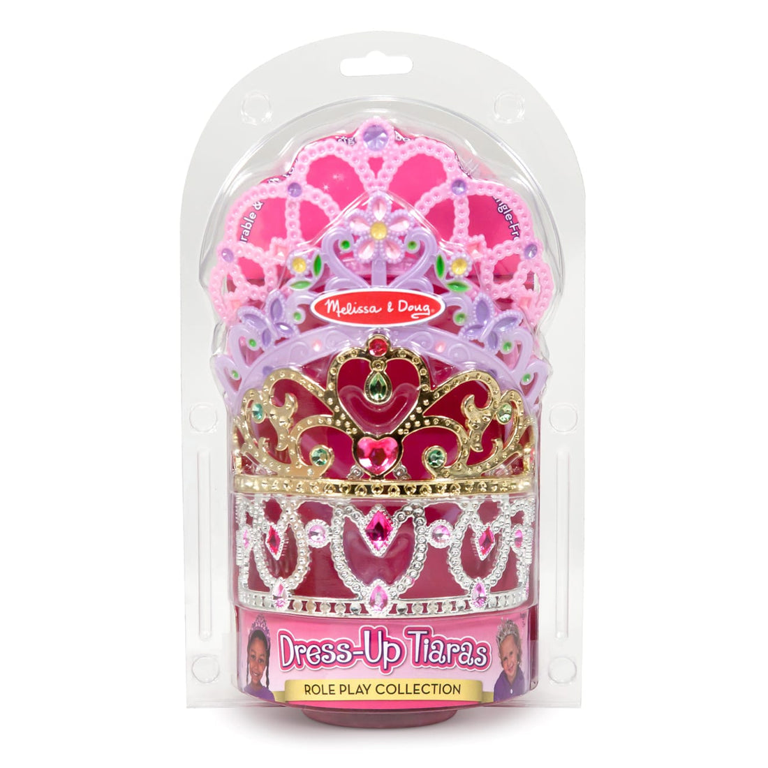 Melissa & Doug Dress Up Tiaras 4 pack