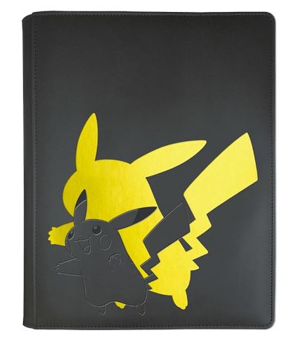 Pokemon 9 Pocket Zippered Portfolio Elite Series Pikachu