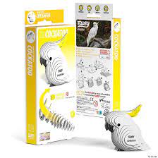Eugy Cockatoo *Exclusive 3D Model Craft Kit