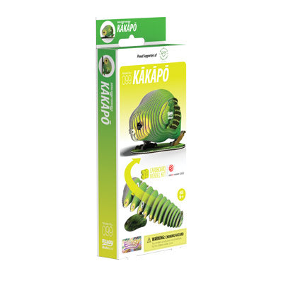 Eugy Kakapo 3D Model Craft Kit