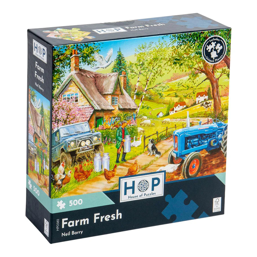 Farm Fresh 500 Piece Jigsaw Puzzle