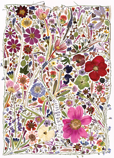 Flower Press Spring 1000 Piece Jigsaw Puzzle