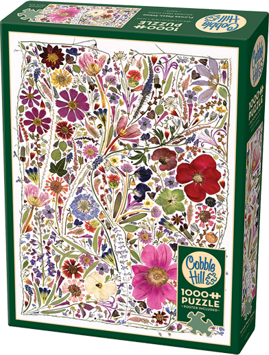 Flower Press Spring 1000 Piece Jigsaw Puzzle