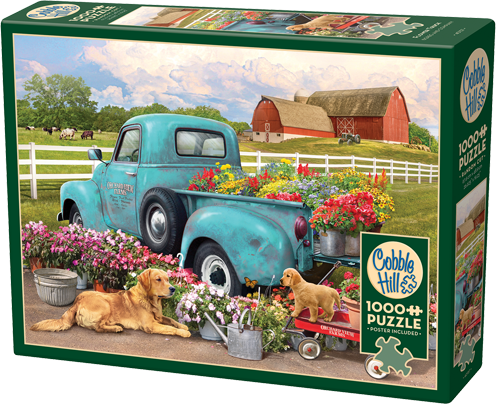Flower Truck 1000 Piece Jigsaw Puzzle