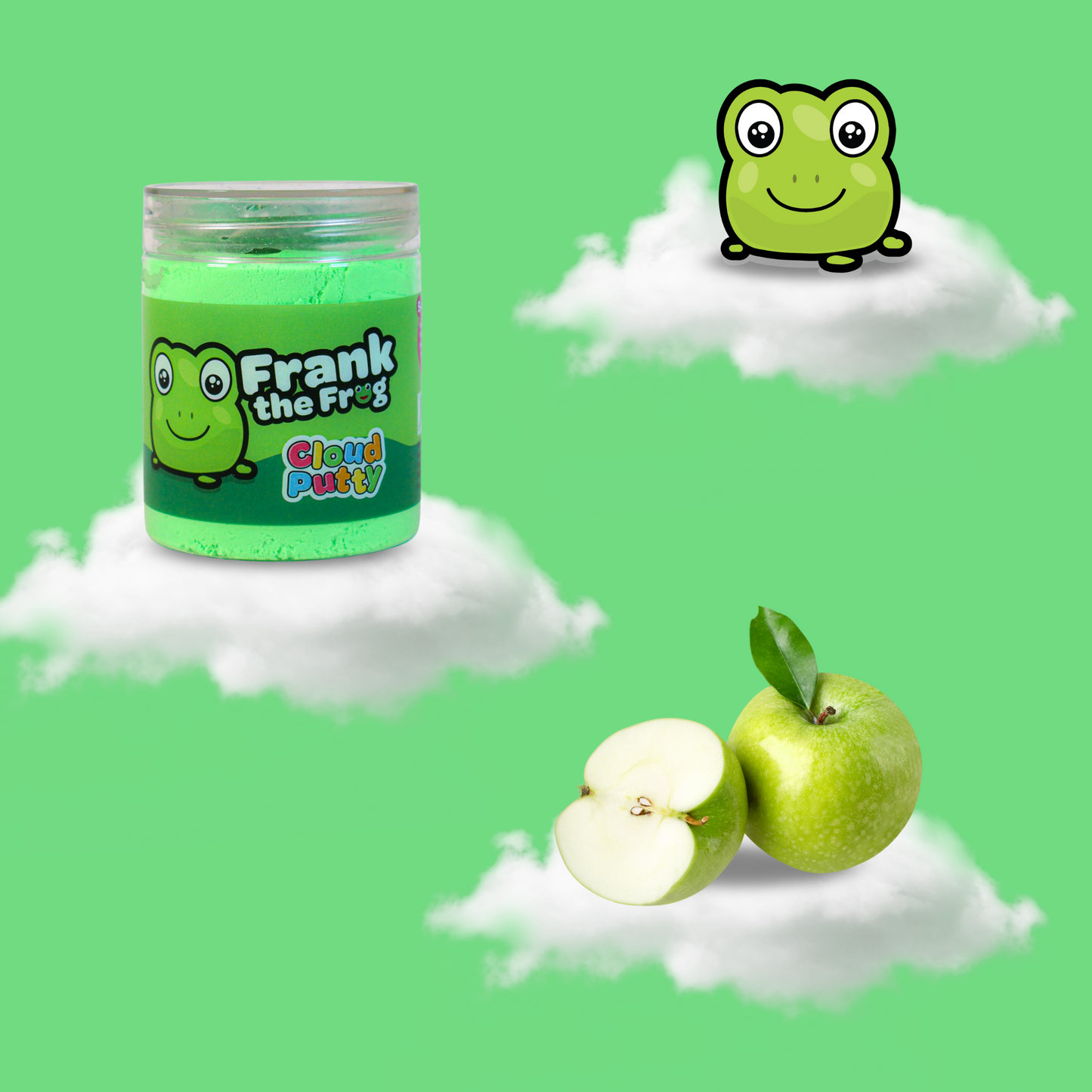 Frank Frog Putty Pals Cloud Slime