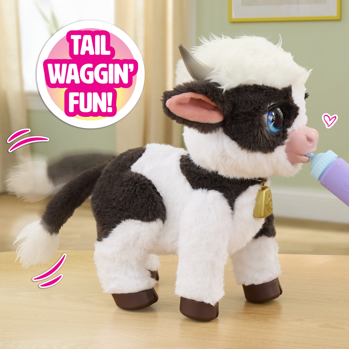 Fur Real Riley the Feed and Follow Cow