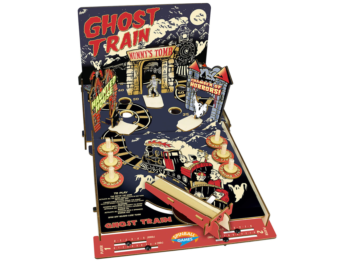 Spin Ball Ghost Train