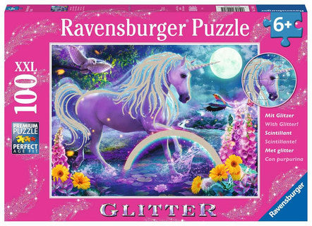 Ravensburger Glitter Unicorn 100 Piece XXL Jigsaw Puzzle
