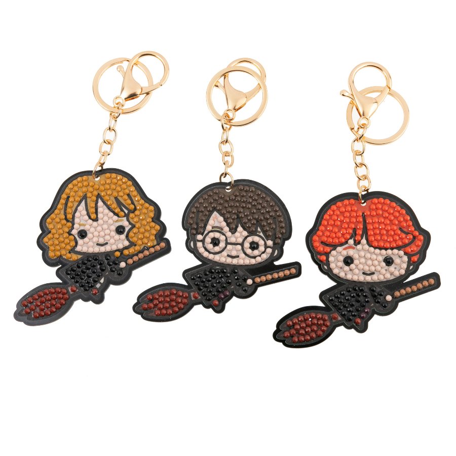 Harry Potter Flying Friends Keyring Set