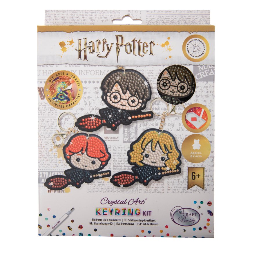 Harry Potter Flying Friends Keyring Set