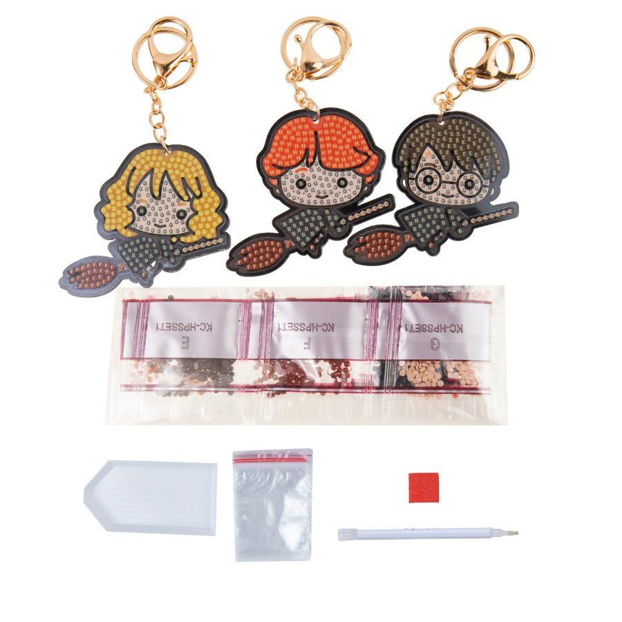 Harry Potter Flying Friends Keyring Set