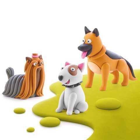 Hey Clay Dog 6 Can Story Set