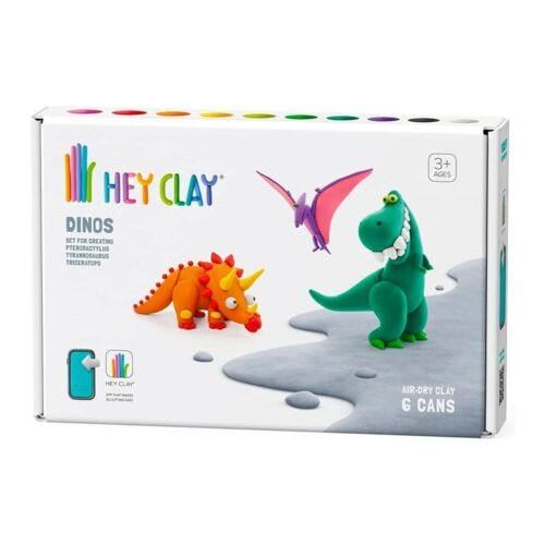Hey Clay Dinos 6 Can Set