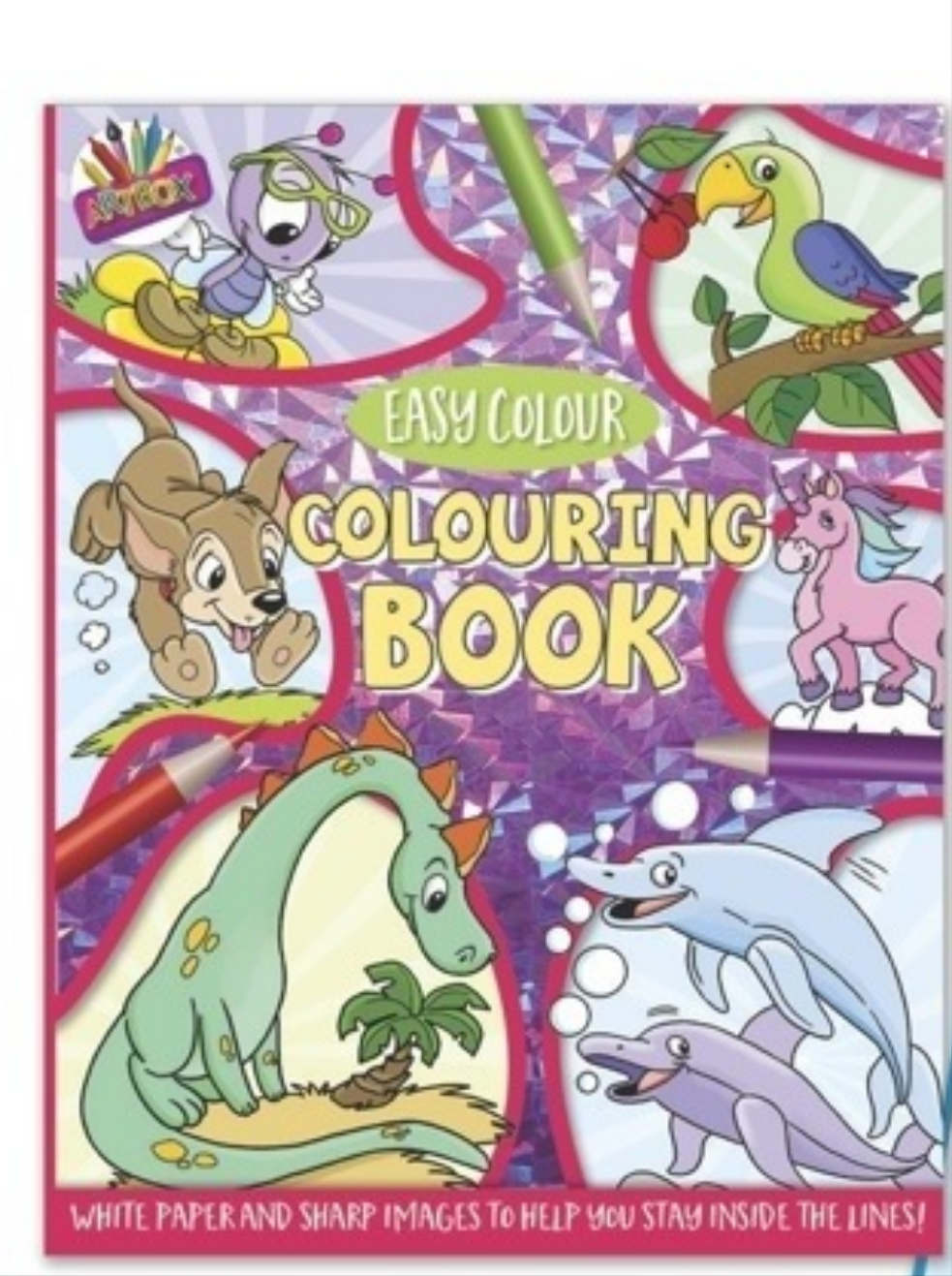 Easy Colour Colouring Book