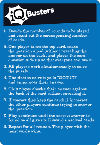 IQ Buster Nutty Numbers
