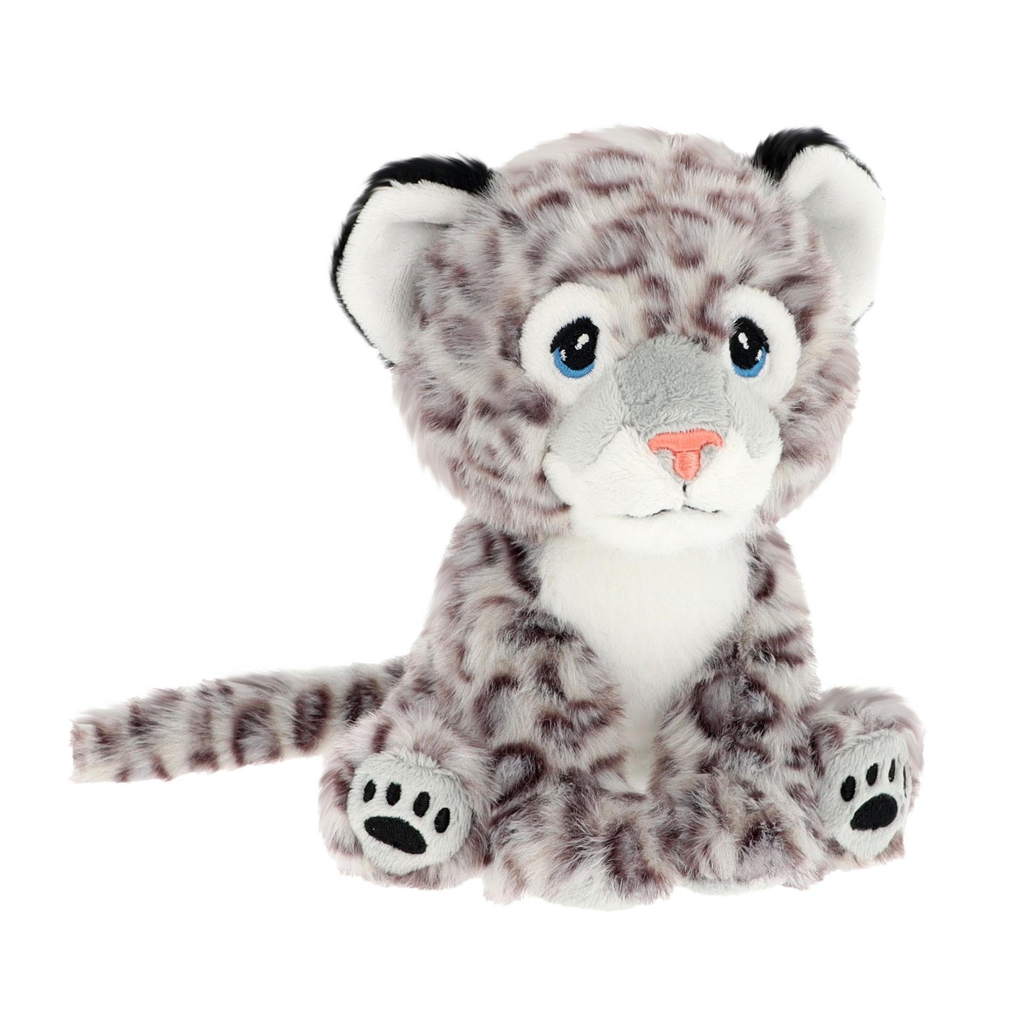 KeelEco 14cm Sitting Snow Leopard