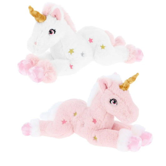 Keel Pink Unicorn 2 asst 35cm