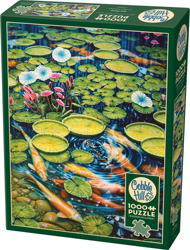 Koi Pond 1000 Piece Jigsaw Puzzle