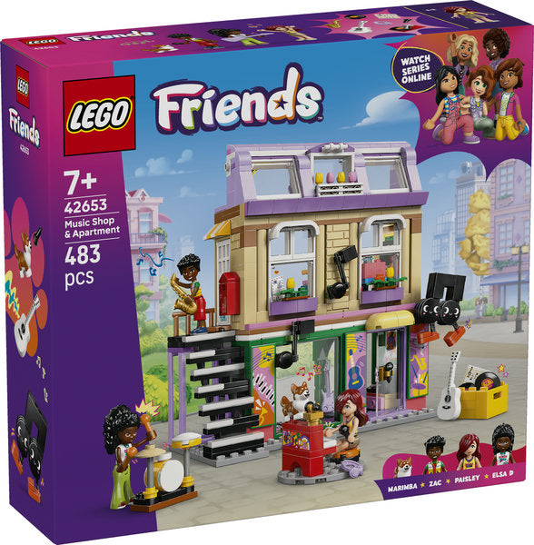LEGO 42653 Friends Music Store & Apartment