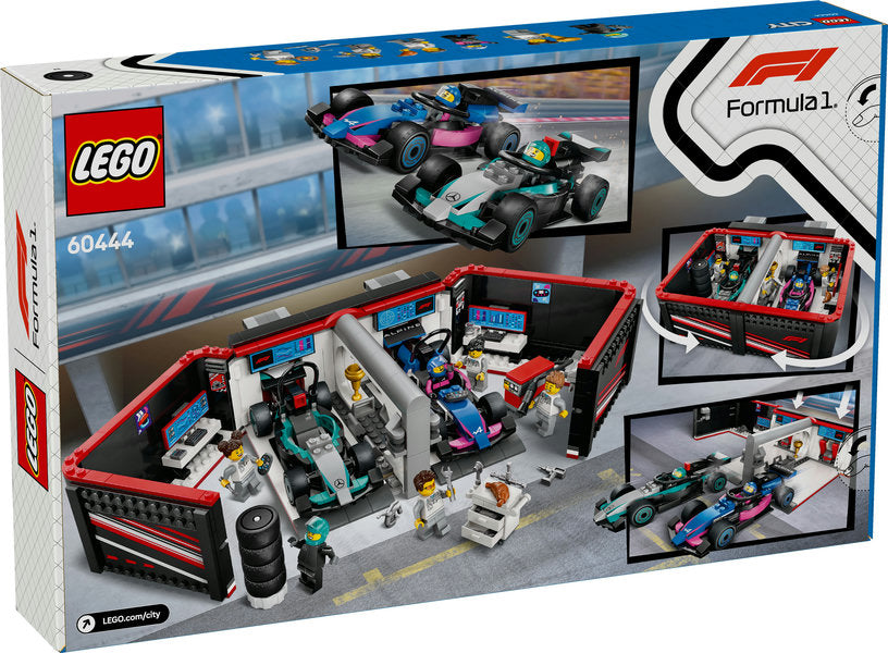 LEGO 60444 City F1 Garage & Mercedes-AMG & Alpine Cars