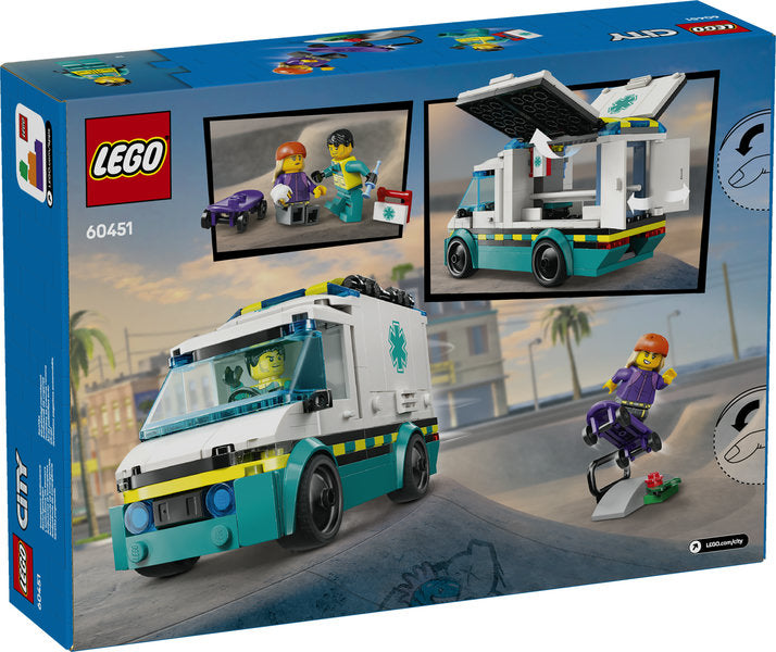 LEGO 60451 City Emergency Ambulance