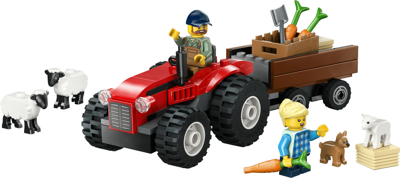 LEGO 60461 City Red Farm Tractor with Trailer