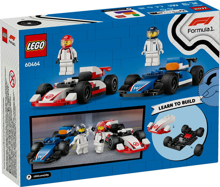 LEGO 60464 City F1 Williams Racing & Haas F1 Race Cars