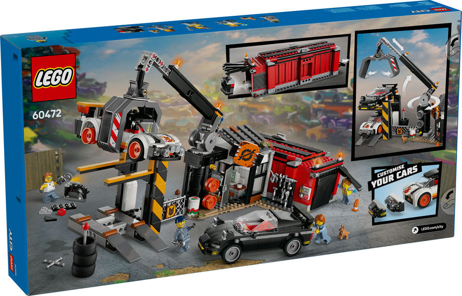 LEGO 60472 City Scrapyard with Cars