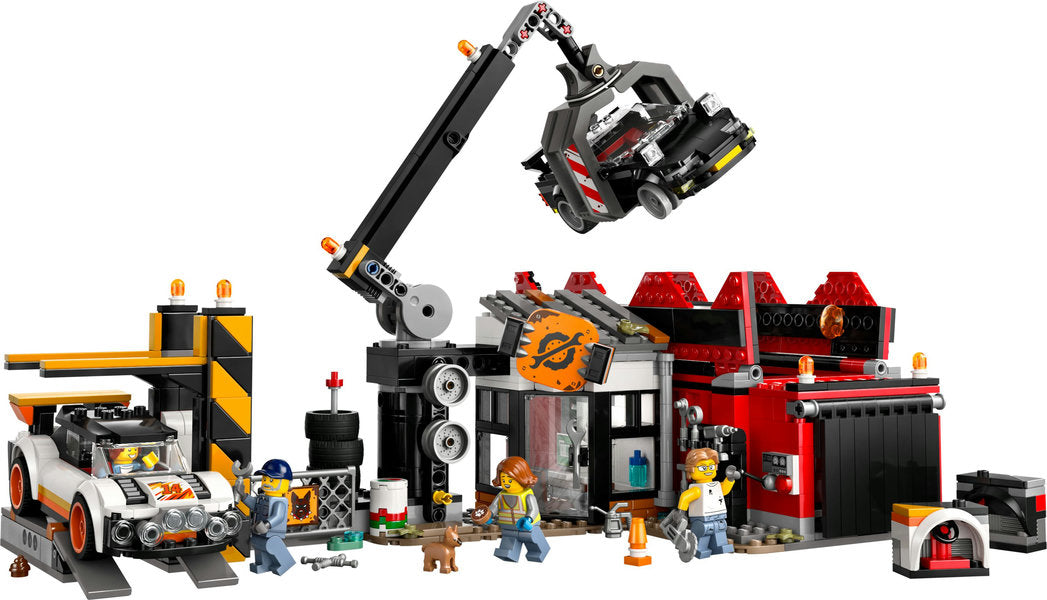 LEGO 60472 City Scrapyard with Cars