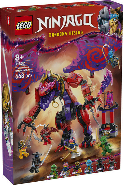 LEGO 71832 Ninjago Thunderfang Dragon of Chaos