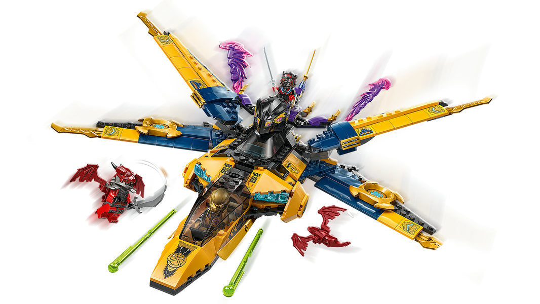 LEGO 71833 Ninjago Ras and Arins Super Storm Jet