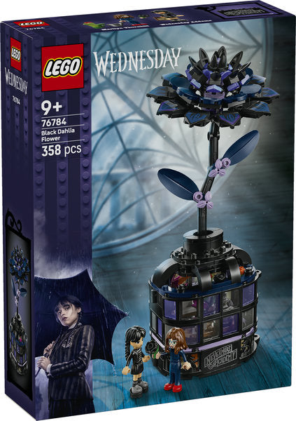 LEGO 76784 Wednesday Addams Black Dahlia Flower
