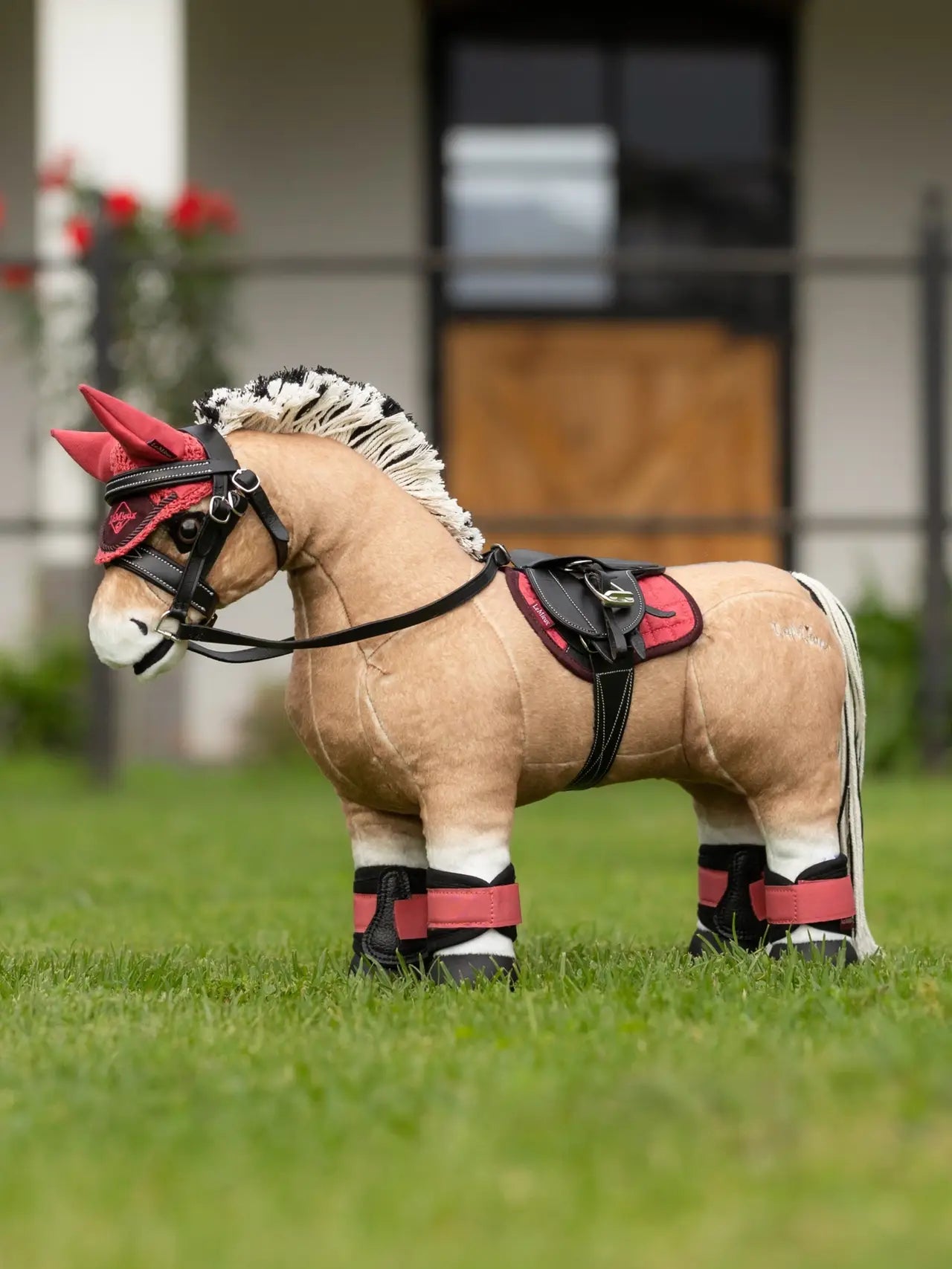 LeMieux Toy Pony Fly Hood Cranberry
