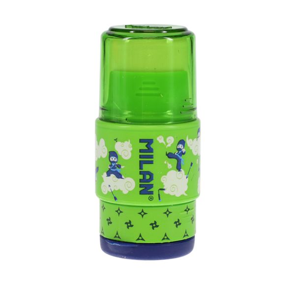 Milan Capsule Ninjutsu Single Hole Sharpener & Eraser