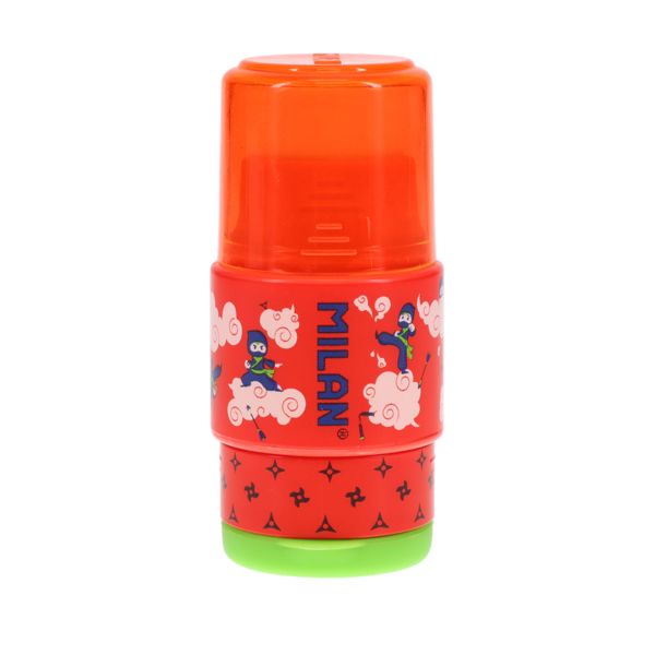 Milan Capsule Ninjutsu Single Hole Sharpener & Eraser