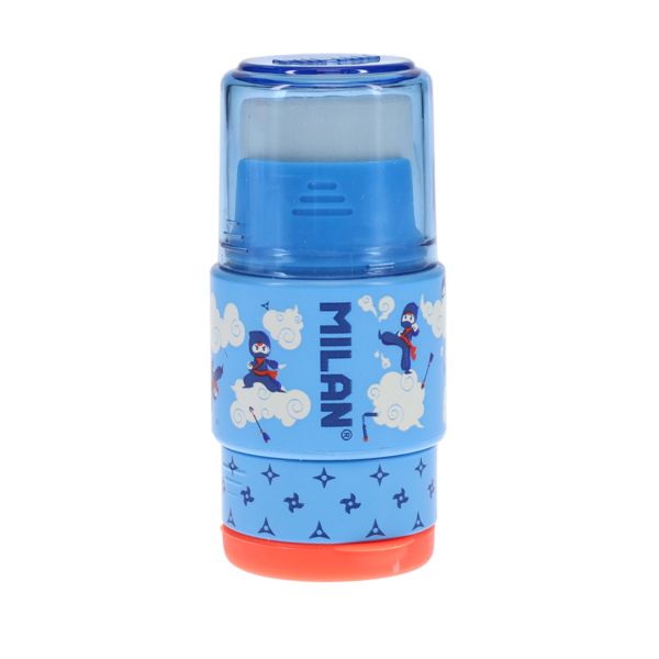 Milan Capsule Ninjutsu Single Hole Sharpener & Eraser