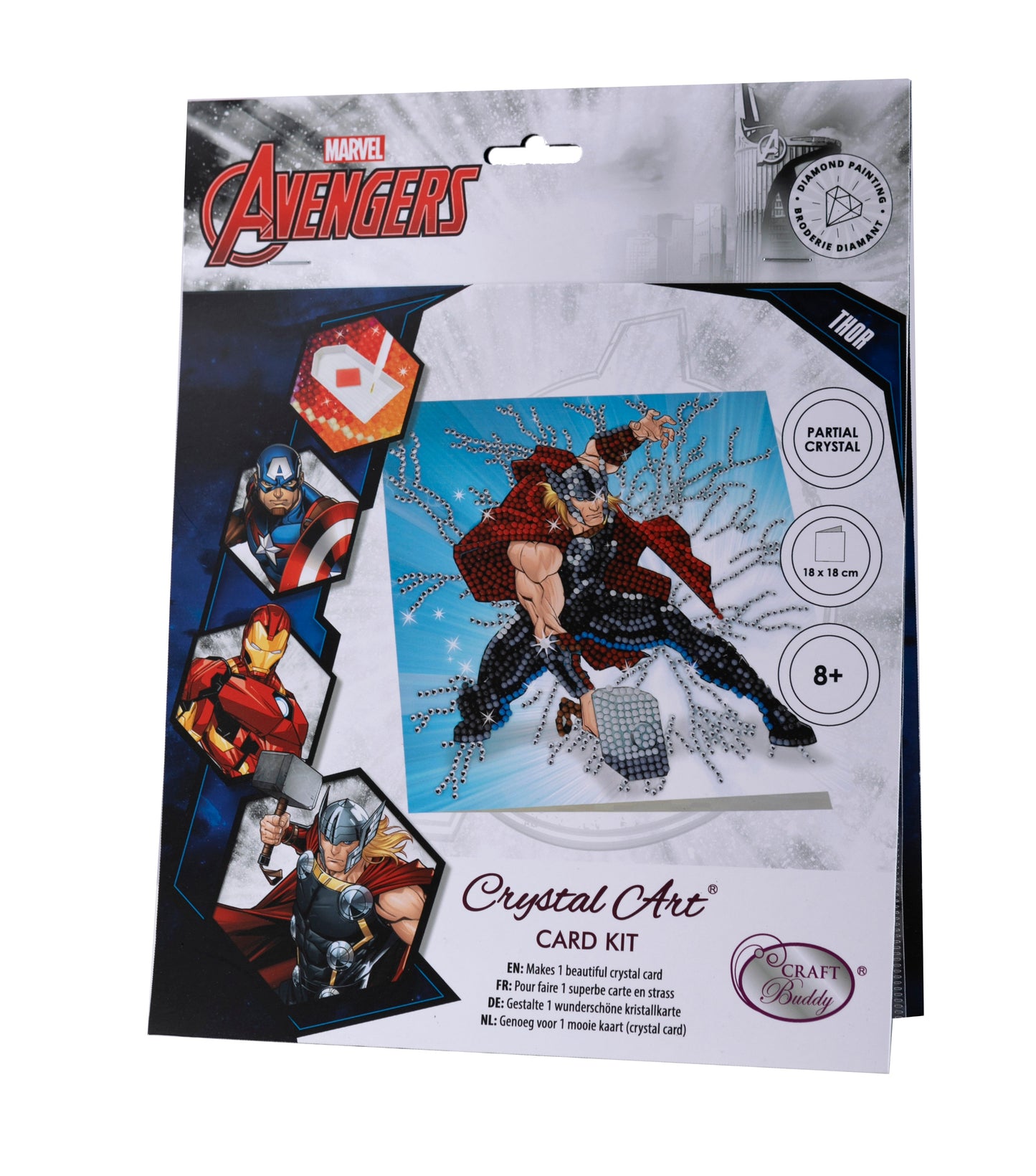 THOR CRYSTAL ART CARD 18X18