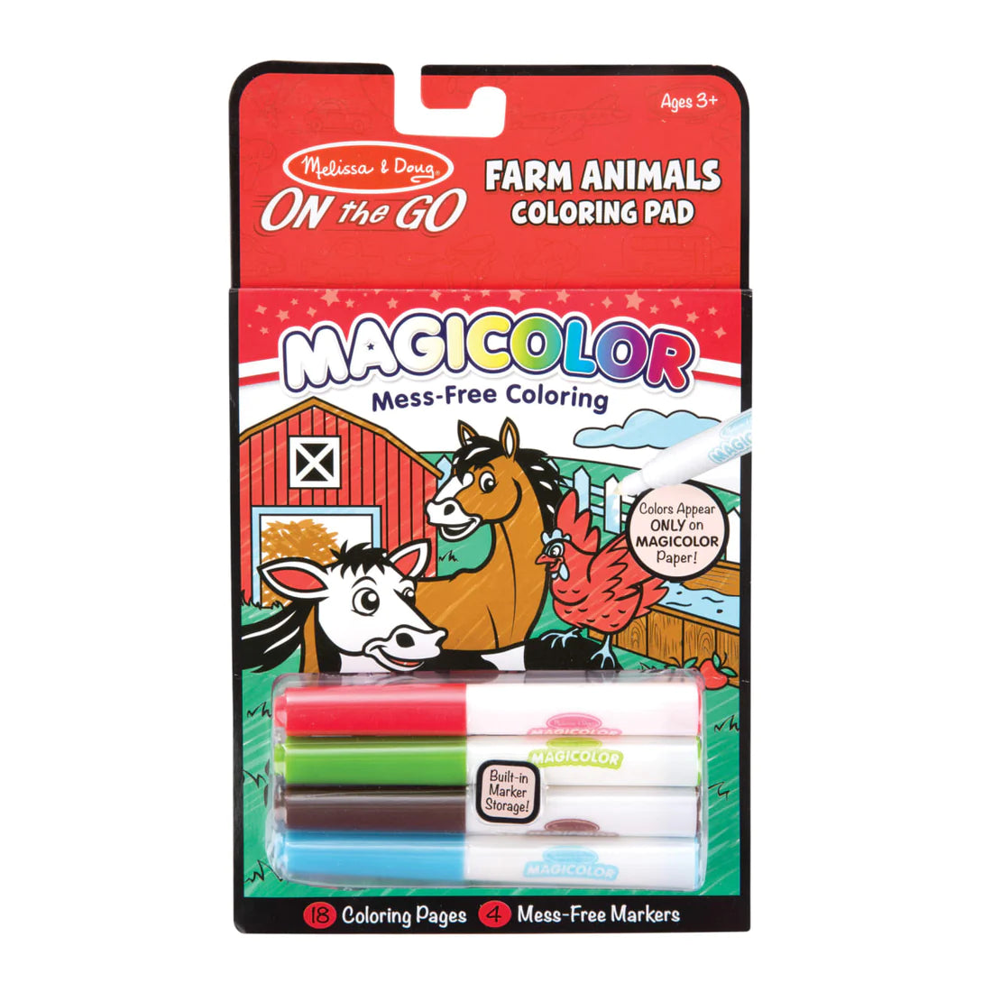 Melissa & Doug On The Go Magicolour Farm Animals