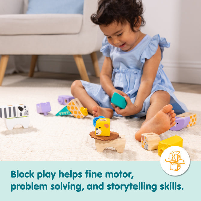 Melissa & Doug Blockables Safari Playset