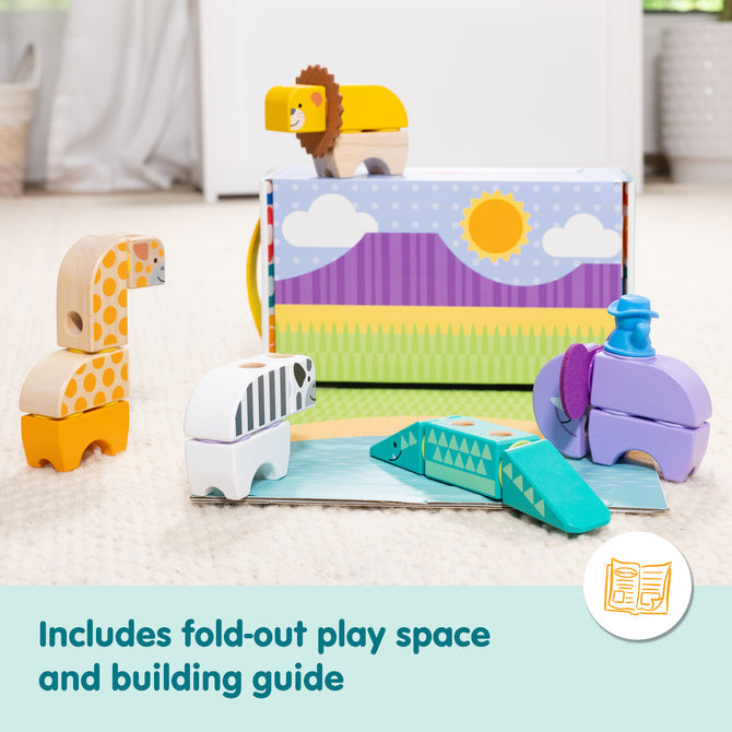 Melissa & Doug Blockables Safari Playset