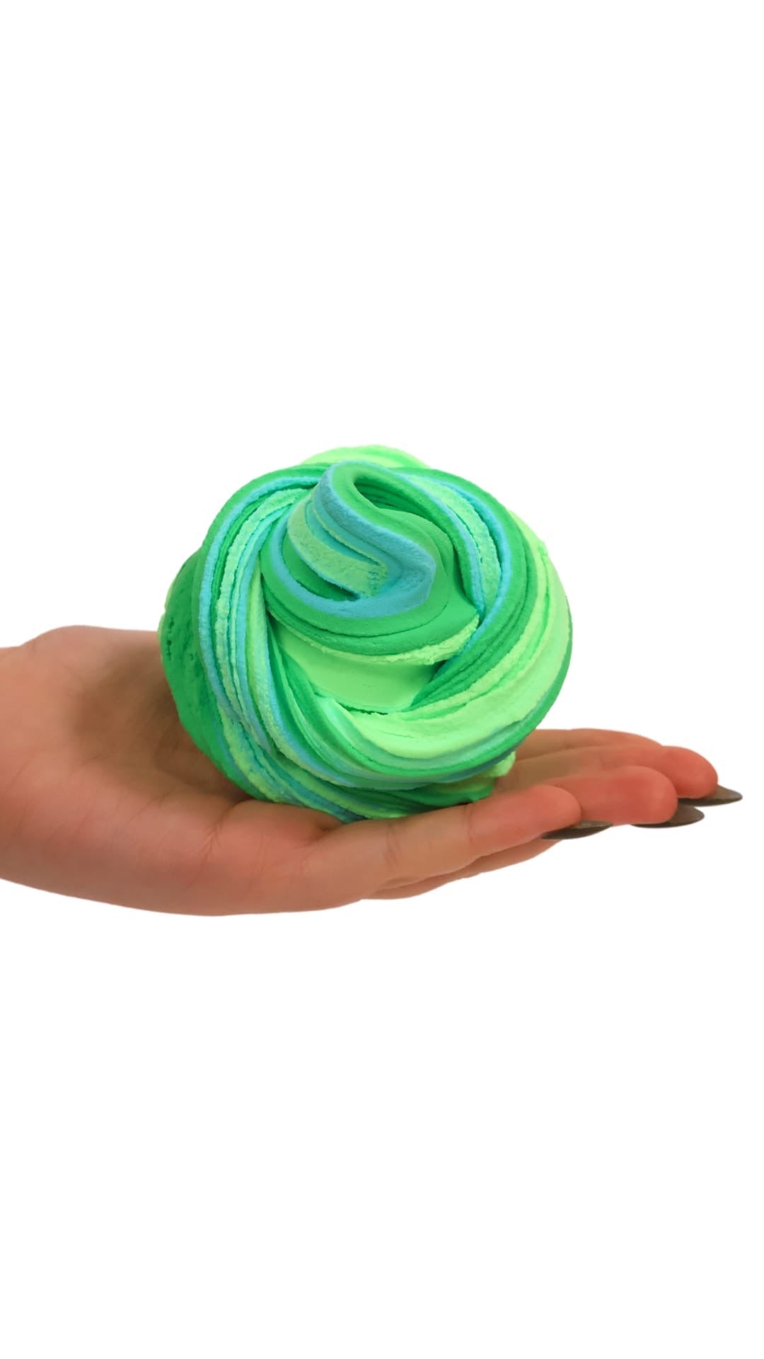 Melted Christmas Tree Slime