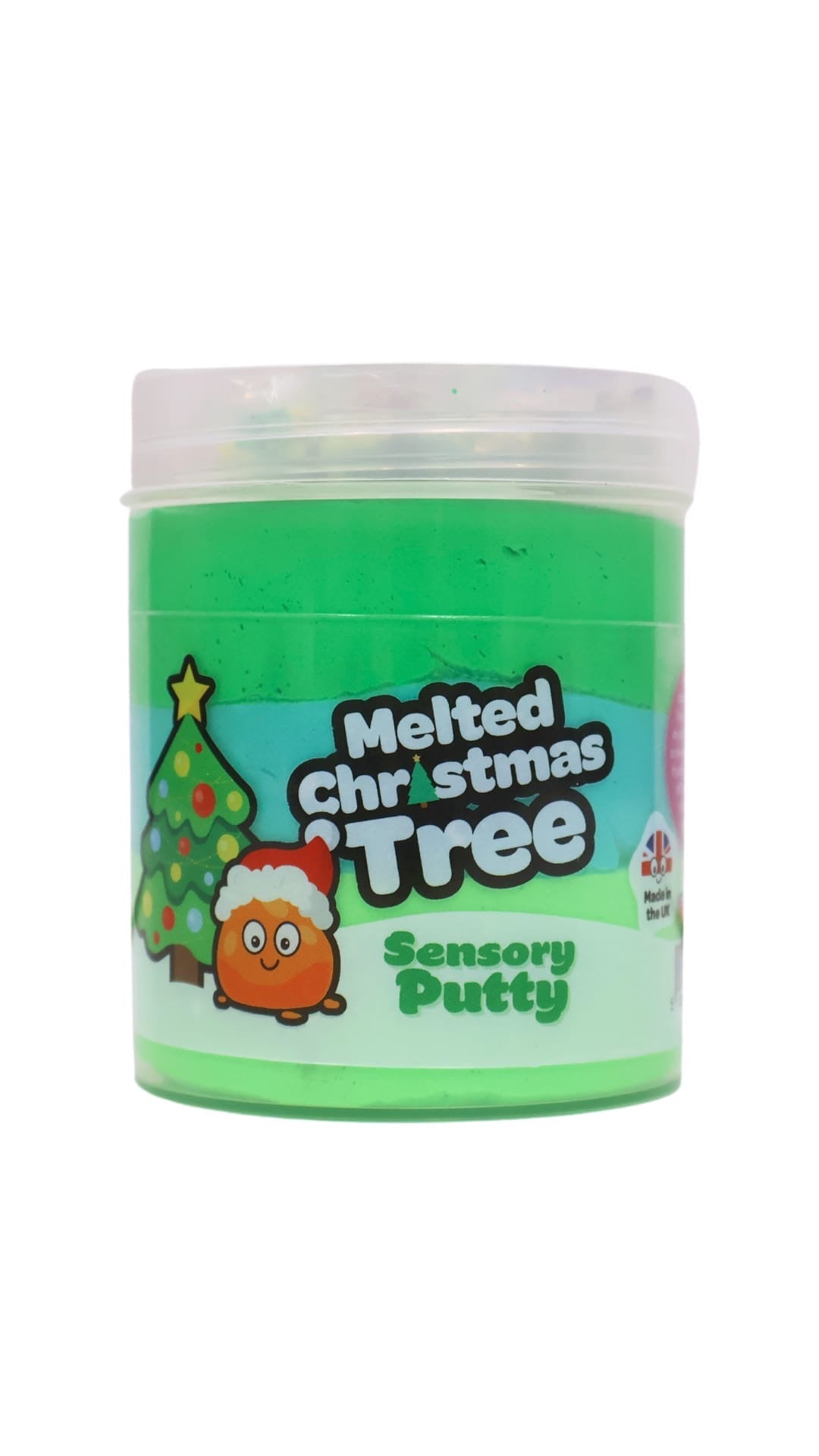 Melted Christmas Tree Slime