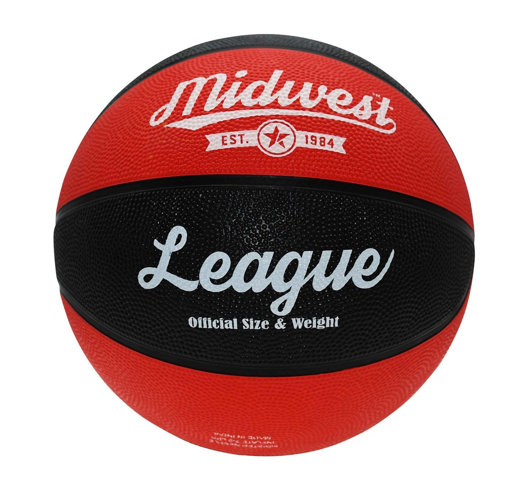 Midwest League Basketball Black & Red