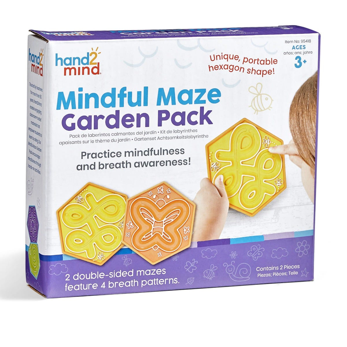 Mindful Maze Garden Pack Set of 2 Double Sided