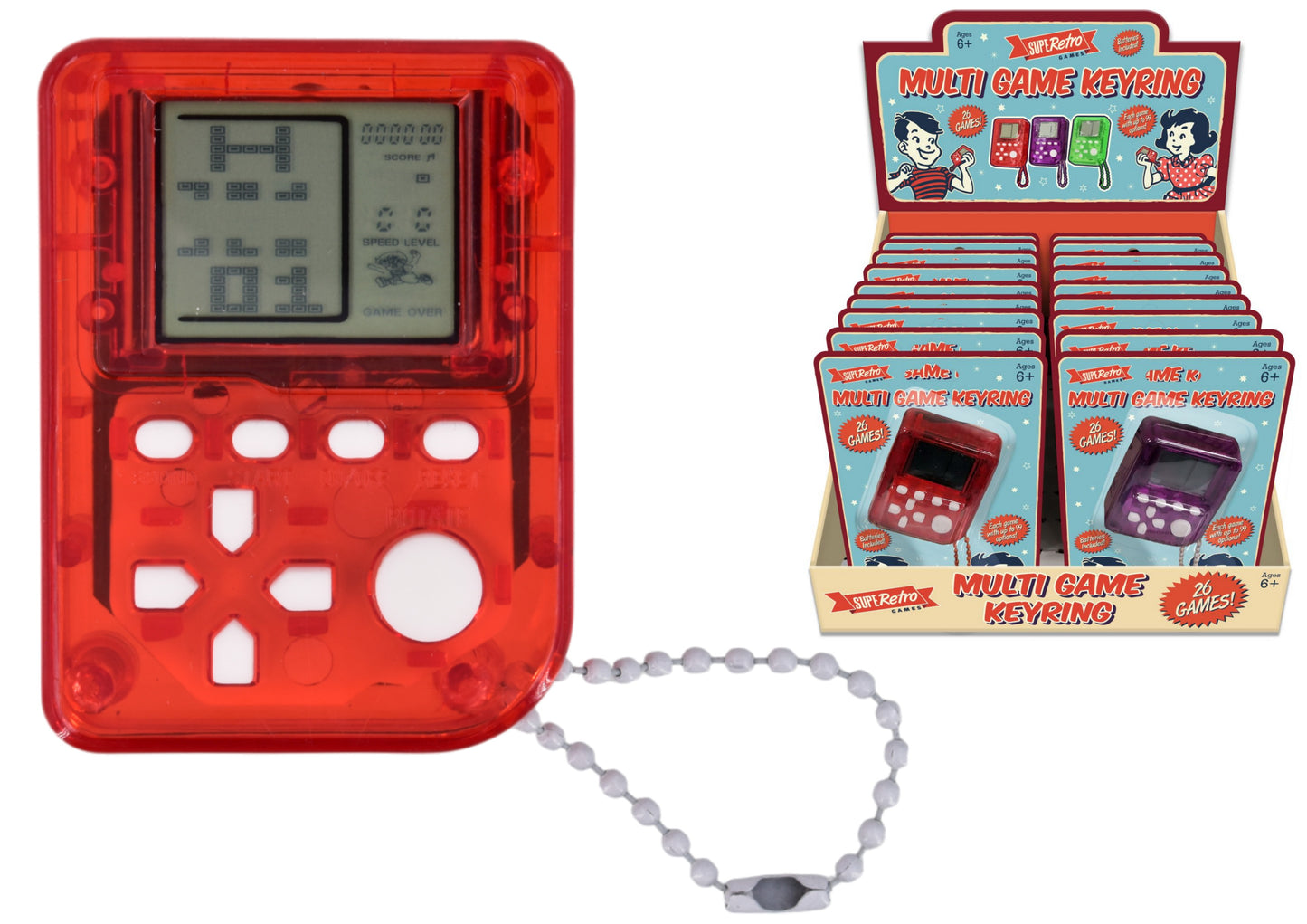 Mini Retro Keyring Game