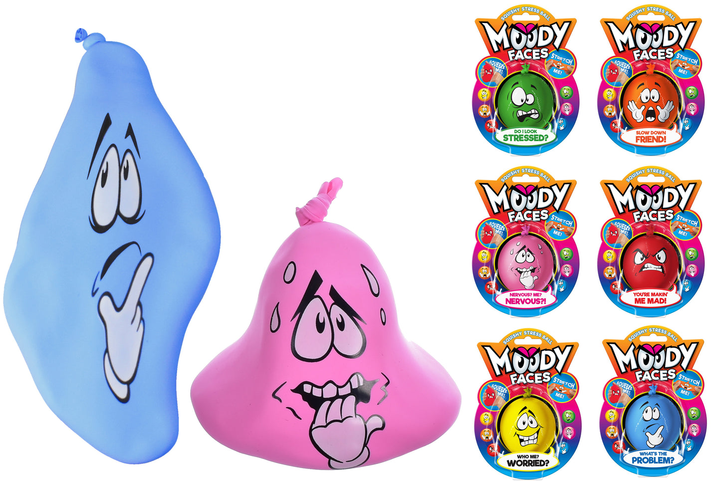 Moody Face on Blister Card