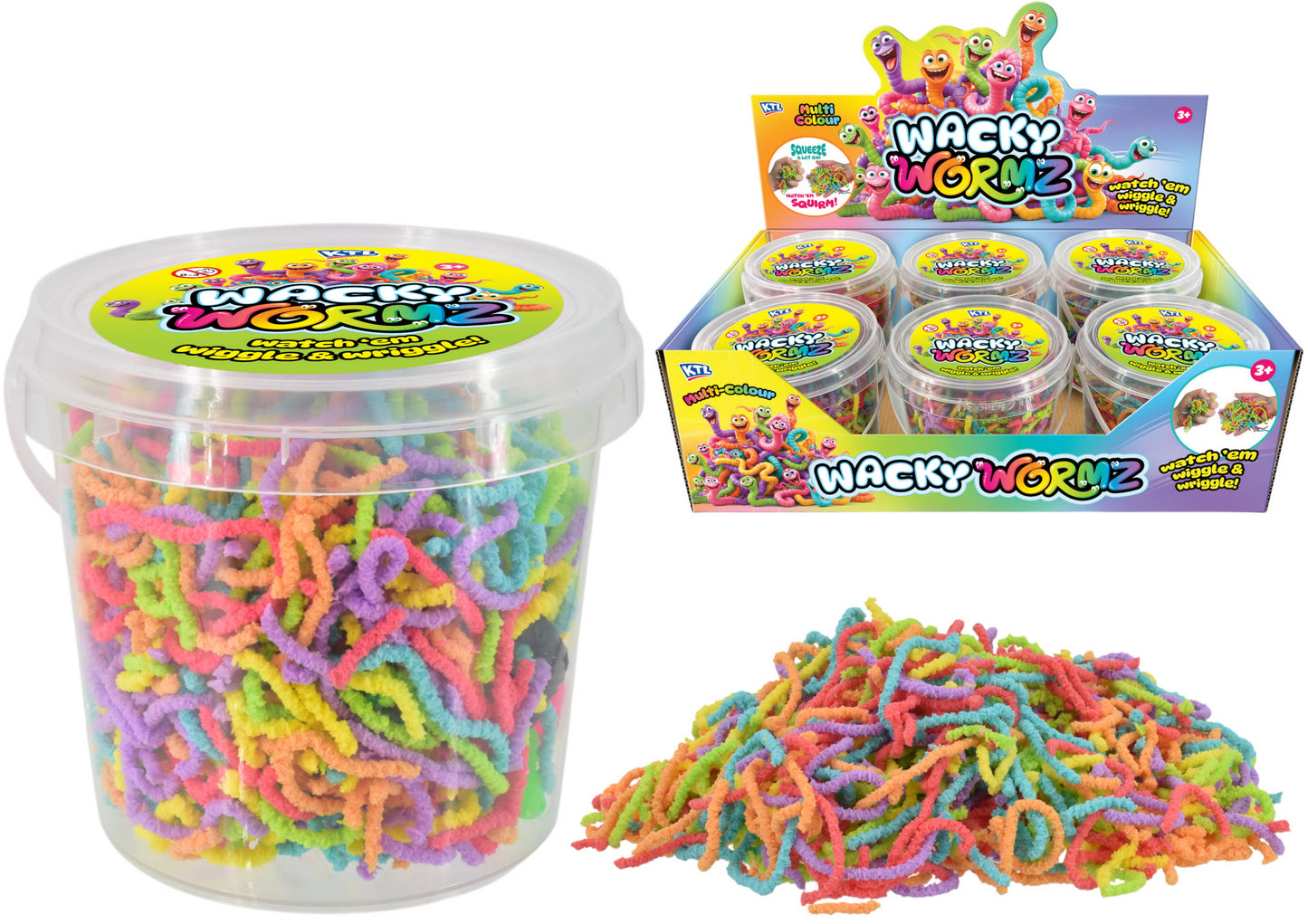 Moving Multi Coloured Worms