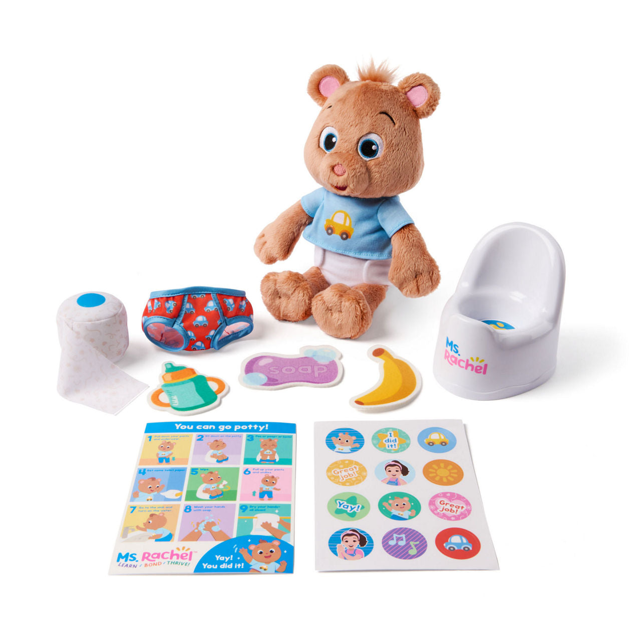 Ms Rachel Bean Potty Playset